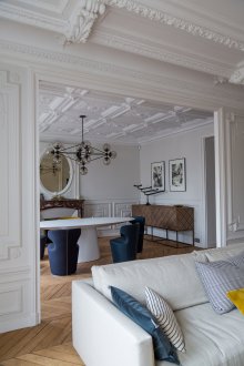 Putzdekor in der Wohnung