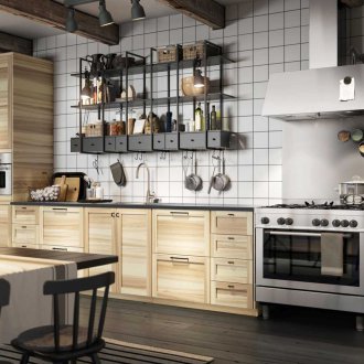 Trilhos para o loft da cozinha