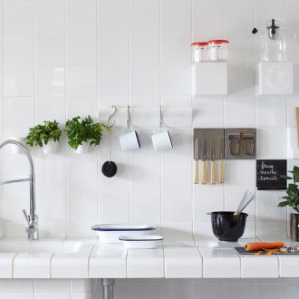 Trilhos pequenos para a cozinha