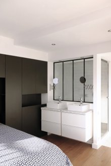 Camlı alçıpan bölme