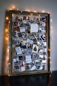 Cahier avec guirlande