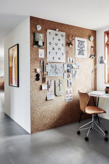 Tableau d'affichage sur le mur