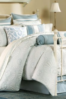 Almohada cojín azul