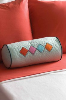 Rodillo de almohada con puntada