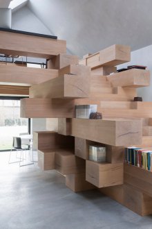 Design living room shelving