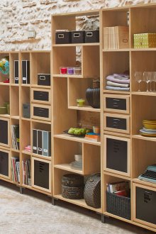 Cabinet shelving