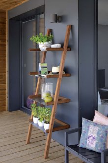 Solid wood shelving