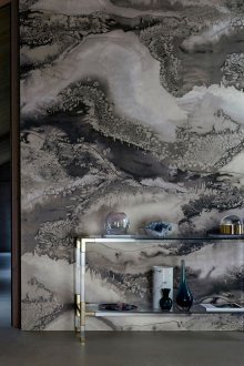 Wall panels for artificial stone corridor