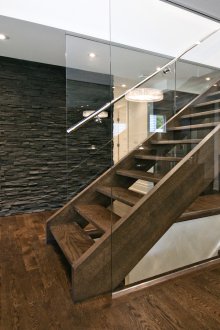 Wall panels for stone corridor