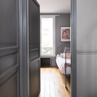 Wall panels for the corridor gray