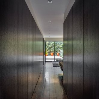 Wall panels for wenge corridor