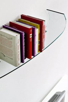 Figürlü kitap cam raf iç