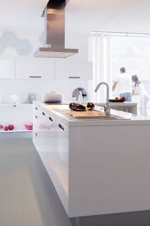 Mutfak tasarımı 20 m2 m beyaz