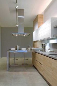 Mutfak tasarımı 20 m2 lamine