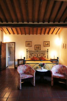 Style italien dans un intérieur champêtre