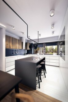 Loft Barlı Mutfak Tasarımı