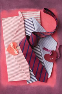 14 Şubat için hediye do-it-yourself kravat