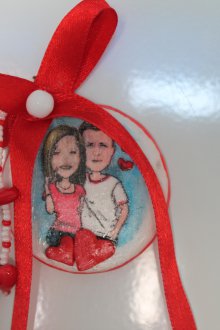 14 Şubat mıknatıs DIY hediye