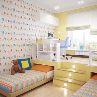 Podio per bambini a letto