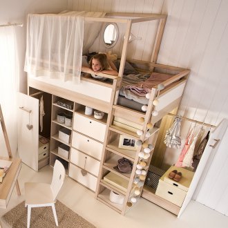 Podio letto per bambini alto
