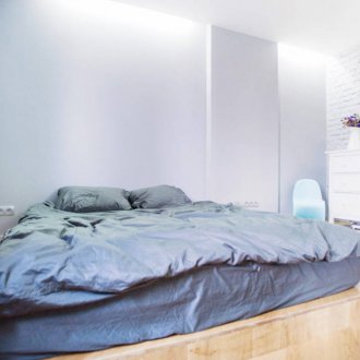 Letto doppio sul podio