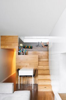 Podio letto con scale