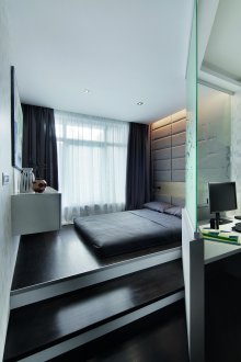 Podio letto con gradini