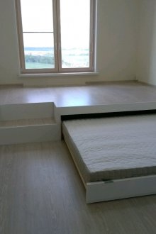 Letto doppio sul podio