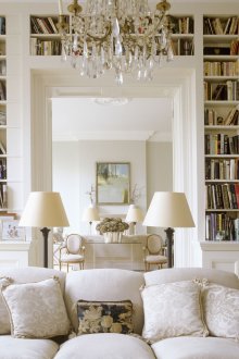 White interior in classic style