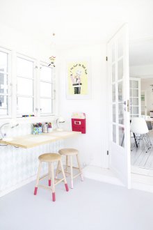 White interior in the nursery