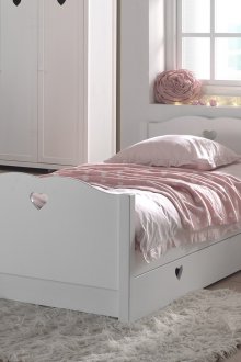 White interior of a children's room
