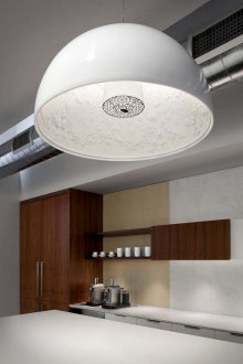 White lamp in the interior