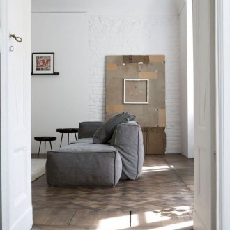 White loft interior