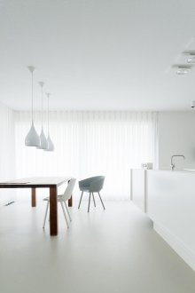 Minimalism white interior