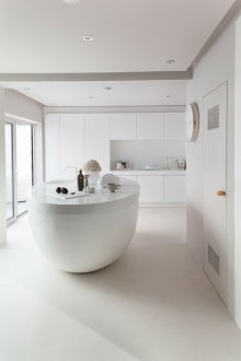 Plain white interior