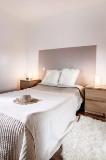White bedroom interior