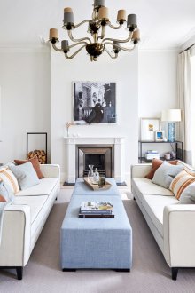 White interior cozy