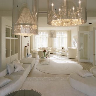 The interior for the girl is white