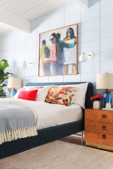 Interior for a girl with a bed