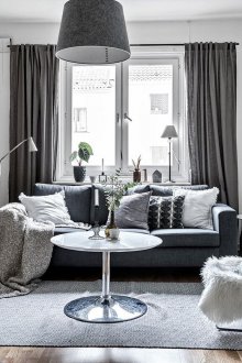 Interior of a studio apartment for a girl