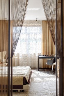 Rideaux de zonage dans la chambre