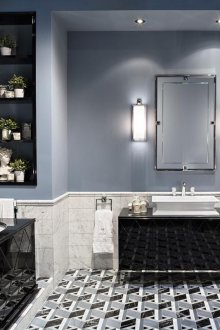 Büyük parlak banyo