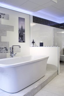 Bölmeli büyük banyo