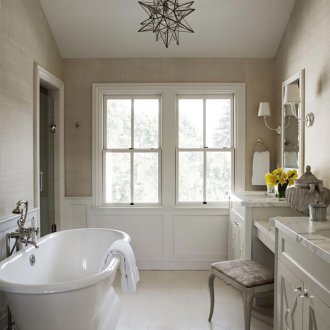 Büyük retro banyo