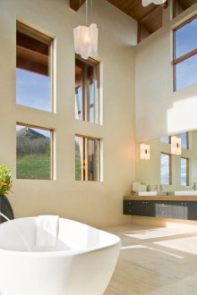 Büyük banyo dağ evi