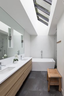 Geniş banyo dar