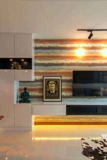 Stüdyo daire parlak mobilyalar ile 40 m2