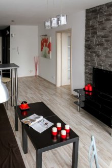 Stüdyo daire 40 metrekare taş döşeme
