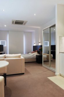 Stüdyo daire halı ile 40 m2