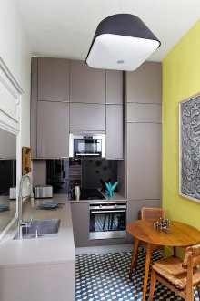 Stüdyo daire 40 m2 küçük mutfak